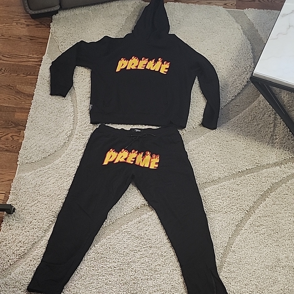 Preme Black Jogger Set for Men